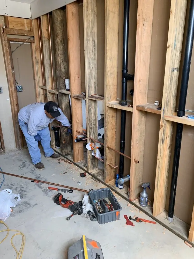 Commercial rough-in plumbing for Gas Line Repair in Clifton Heights